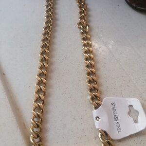 Chunky Gold Stainless Steel Necklace